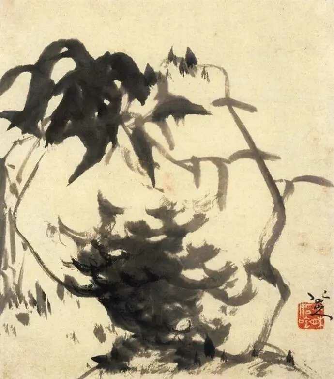 八大山人《安晚帖》。就八大而言，虽然明亡使他不得不选择出世而远离文人之路，但对于