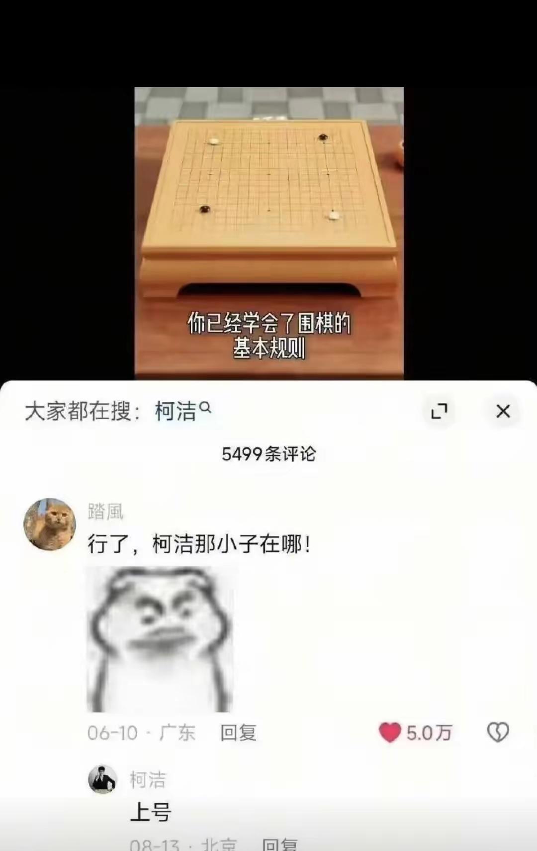 哈哈哈哈，又到了柯洁环节[狗头]