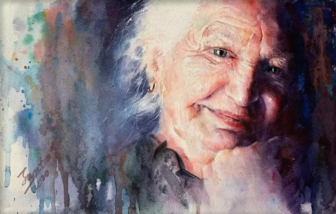周涛人物水彩画专辑