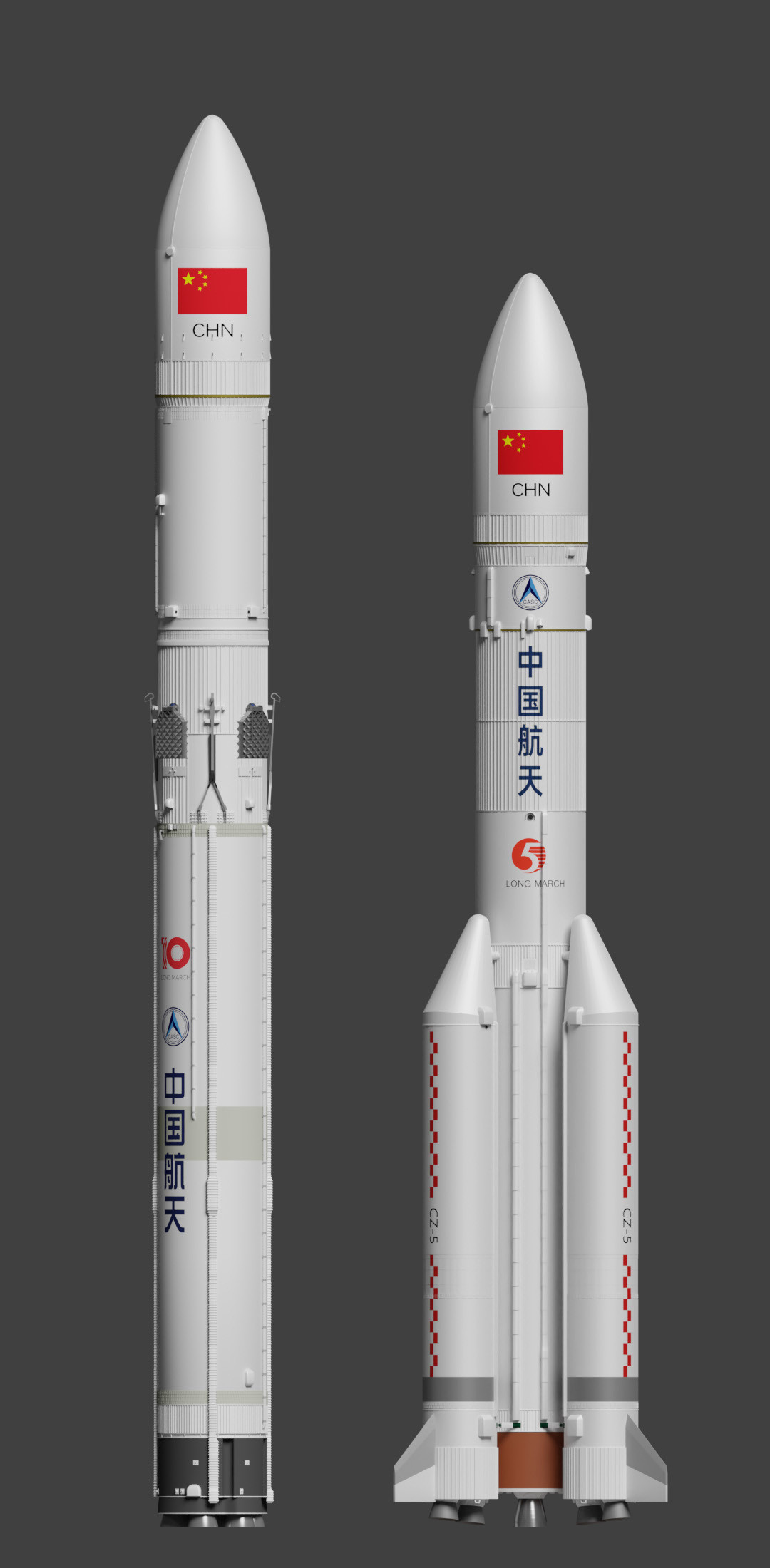 CZ-10B(2026)vsCZ-5(2016)这就是老中航天领域的进步