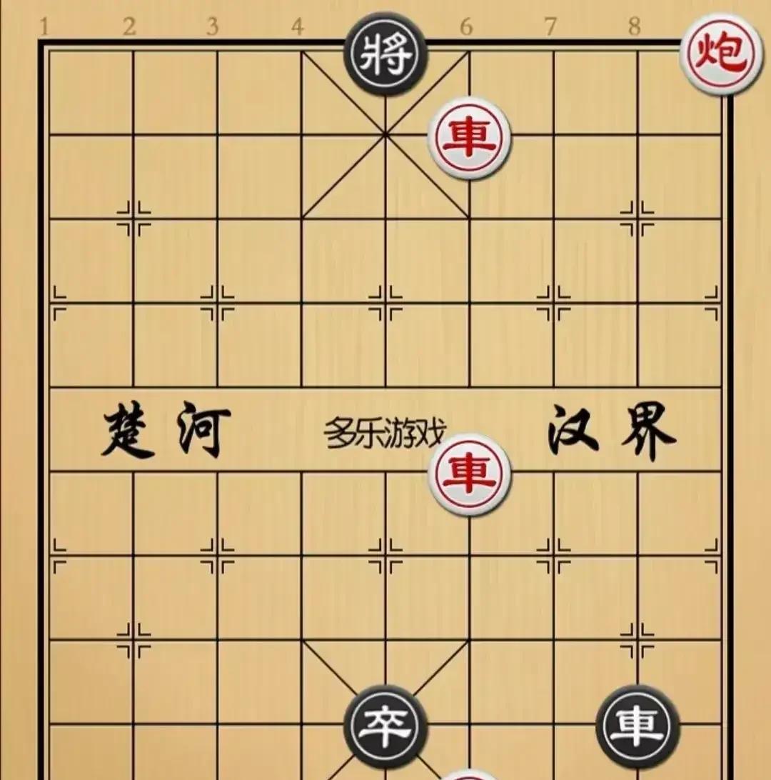 只有三个子，却难住了千万棋友，好多人不会赢，还说黑棋绝杀无解。如图，黑棋双车威