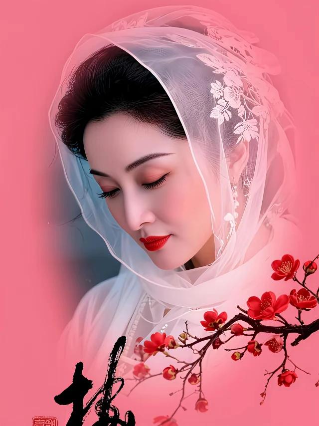 上联：桃花照水羞不语，下联：疏影横斜盈暗香。这下联意境清雅，与上联的娇媚相呼应