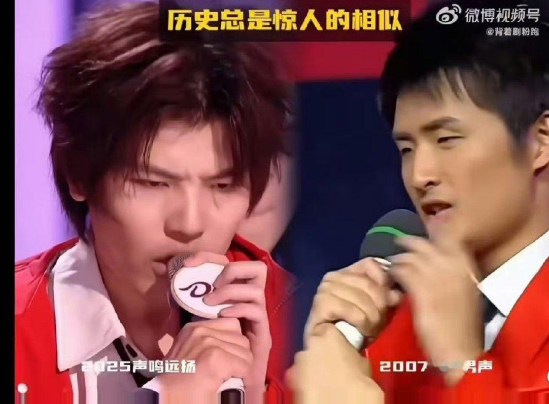 何炅警惕穿红衣服的人红衣服是关键信号！两人发言神一致，何老师守护话筒失败，名