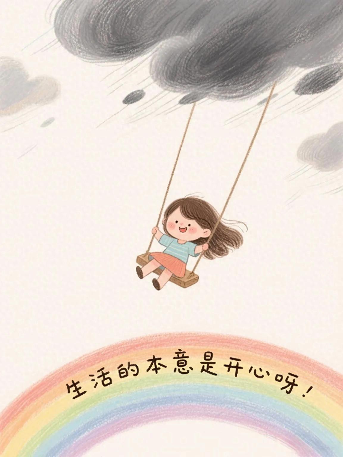 希望你开心，今天，明天，每天