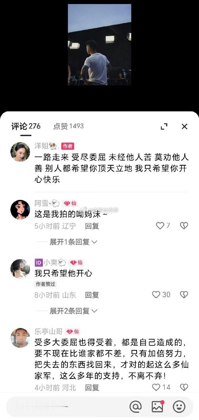 洋姐发文力挺仙洋：一路走来受尽委屈未经他人苦莫劝他人善别人都希望你顶天立