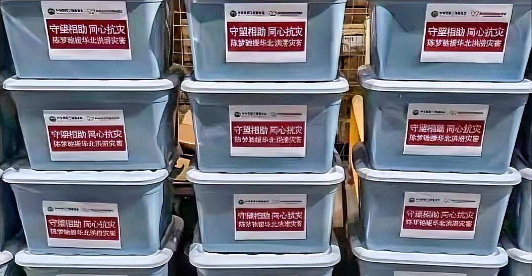 陈梦捐赠物资驰援华北：水灾无情、人却有情！感谢陈梦，在困难时刻与灾区群众守望相助