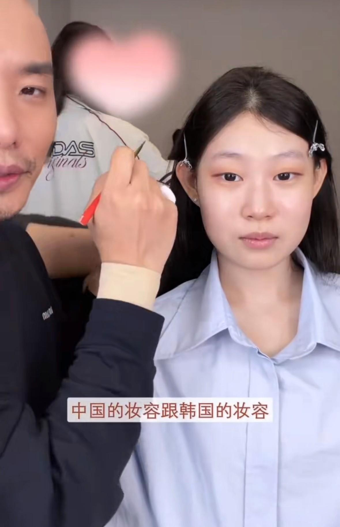 金牌化妆师就是不一样，一出手，直接把沈佳润提升到美的高度。这位化妆师可是经常给杨