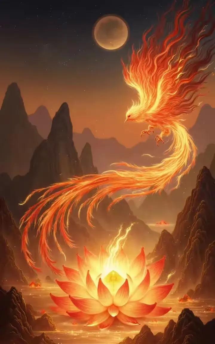火凤展翅好运连连见者发财
