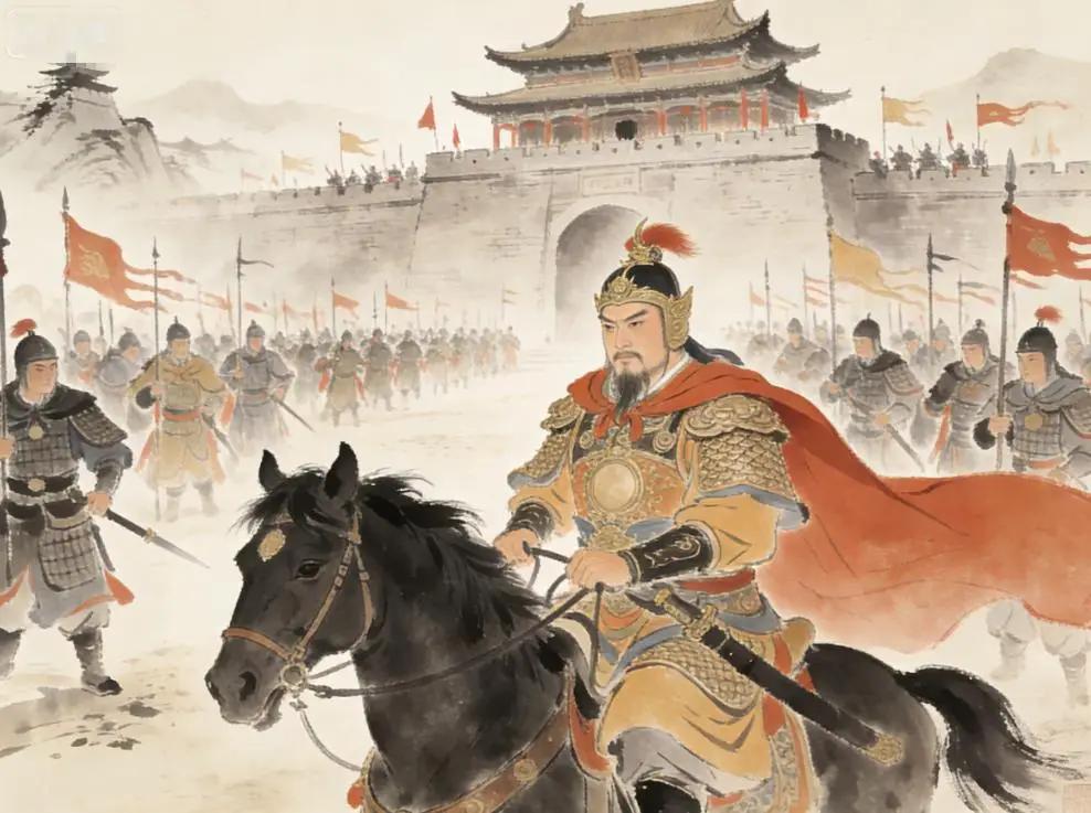 公元621年的一个深夜，李世民在军营里瞎转悠，走着走着，听见炊事营那边有个伙夫嘴