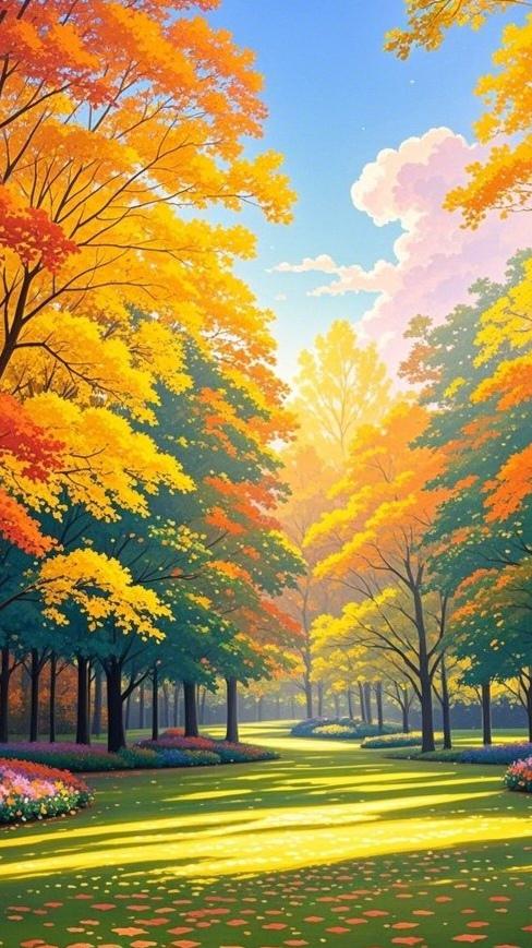 看到“秋霜催黄叶”这个上联，一下子就感受到了浓浓的秋意。秋霜降临，黄叶飘落，画面