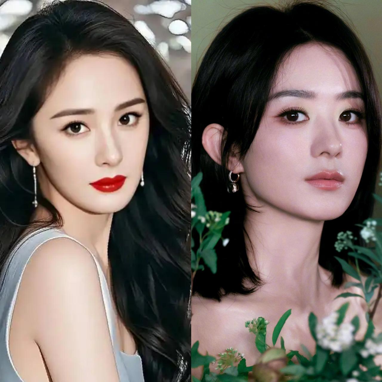 杨幂应该挺羡慕赵丽颖的！同样是离/婚的女演员，赵丽颖竟然停工，可以经常陪伴在