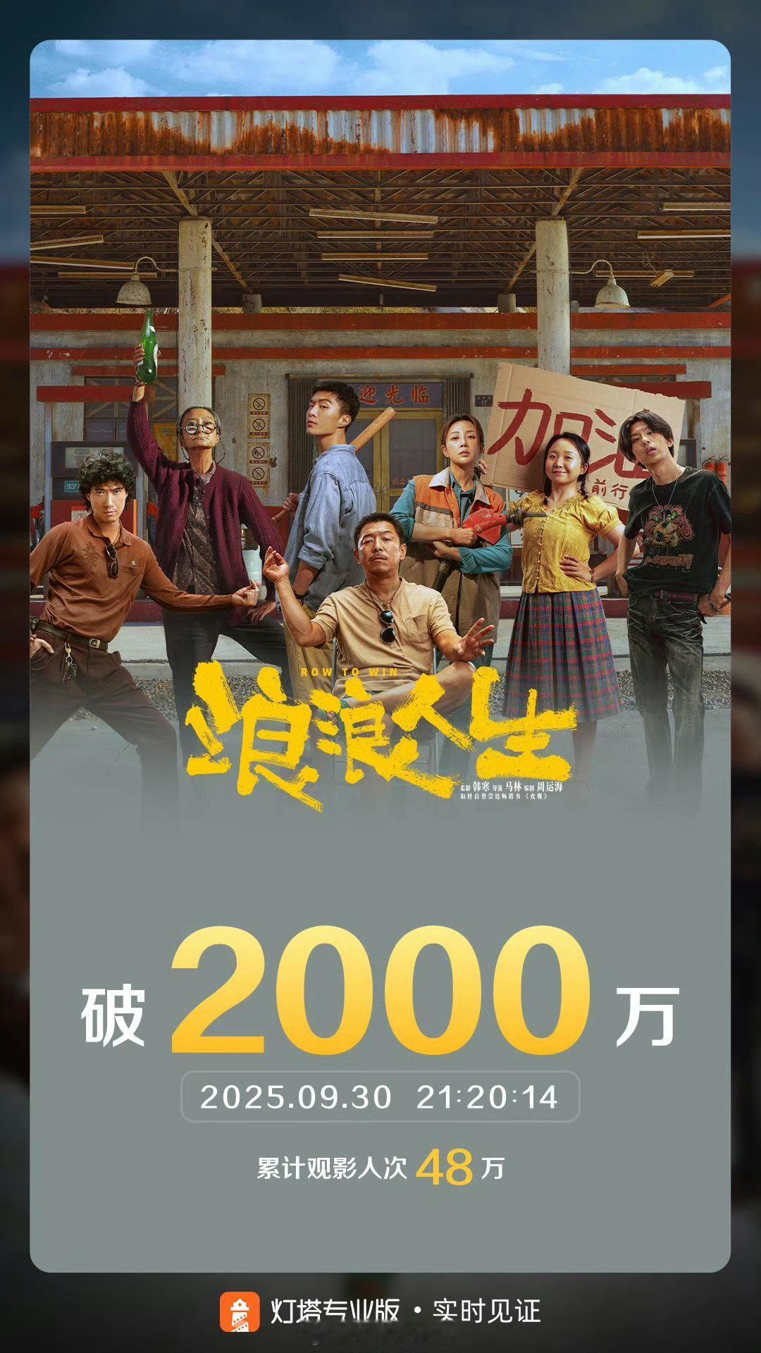 浪浪人生票房破2000万口碑和评价都这么赞的吗，看来这个假期不去看《浪浪人生》都
