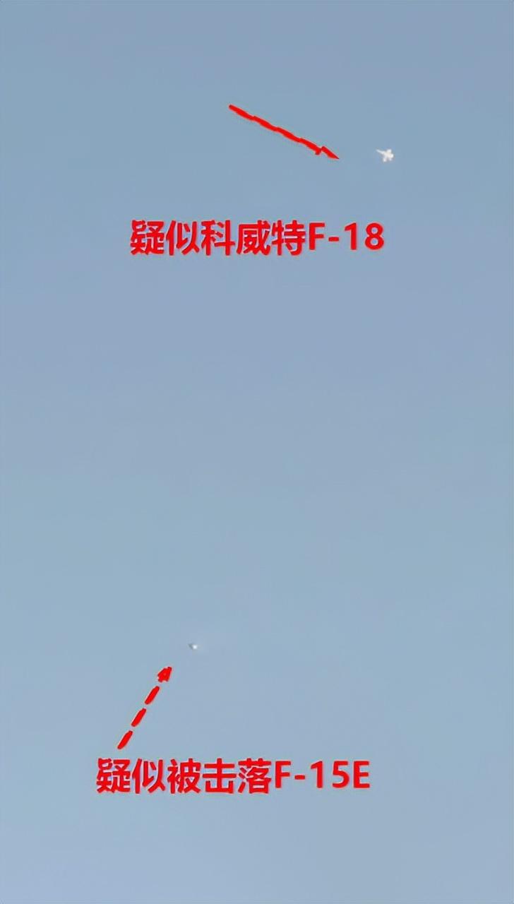 “科威特F-18战斗机飞行员像是故意向美军开火，击落三架F-15E战斗机的吧？”