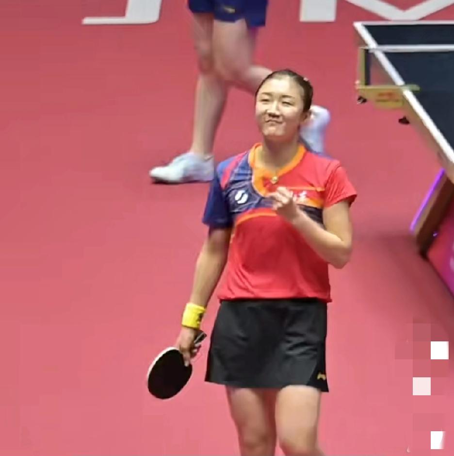 但是转折或许就是出现在陈梦对比赛的态度上，陈梦接着说，蒯曼的进步也非常大，其实年