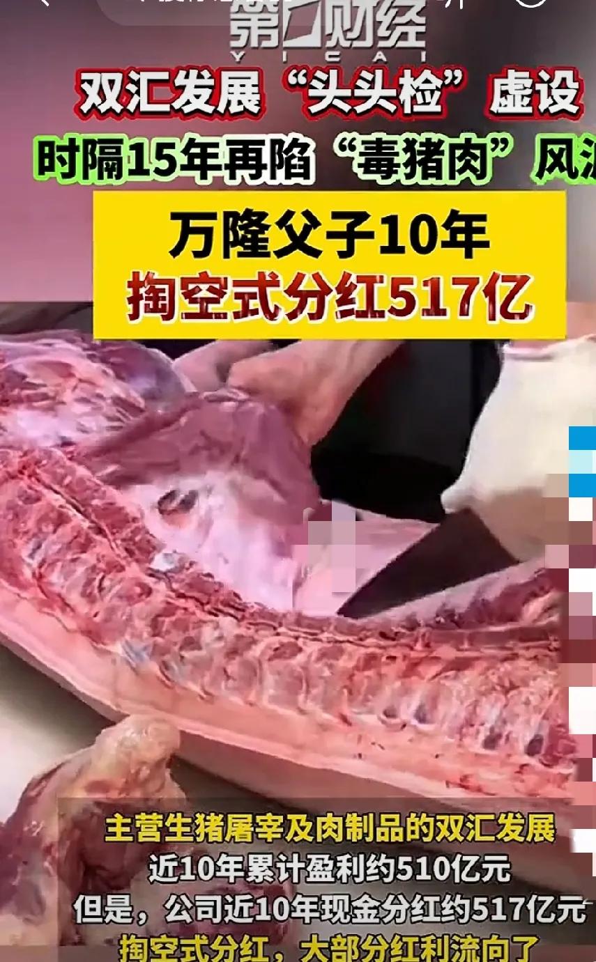 他们就是菜市场卖猪肉的！哦，比卖猪肉的干的大，就成了企业！有啥企业道德、企业精神