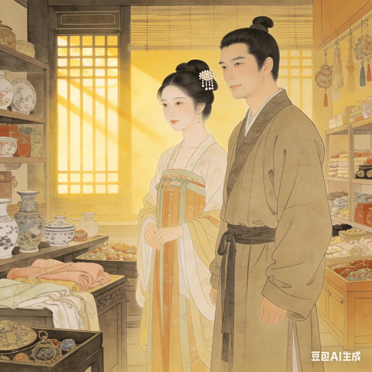 明朝万历年间，安徽阜阳有个商人叫沈玉山，外出经商，一去三年未归。但这三年里，每月