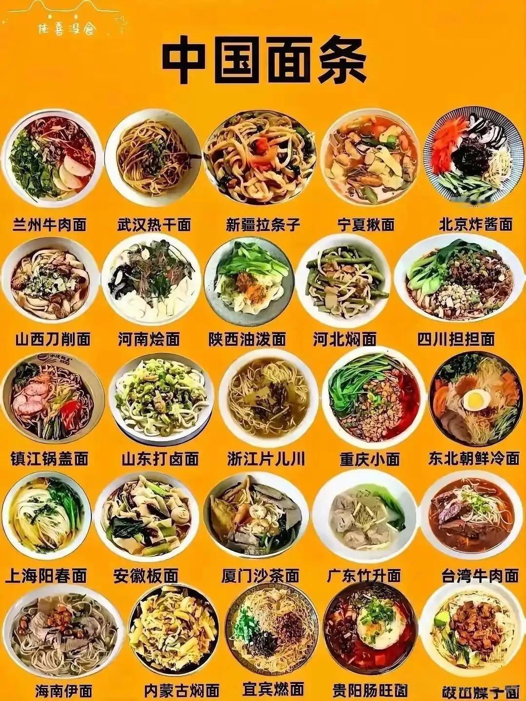 各个地方的面条你最爱哪款？