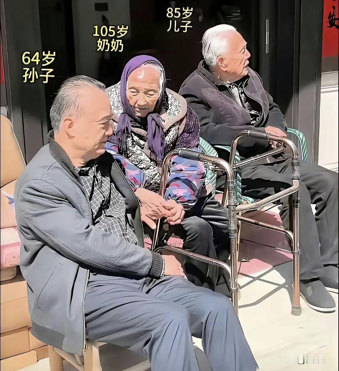 长寿基因非常重要～～～能看到孙子退休，真的太幸福了。