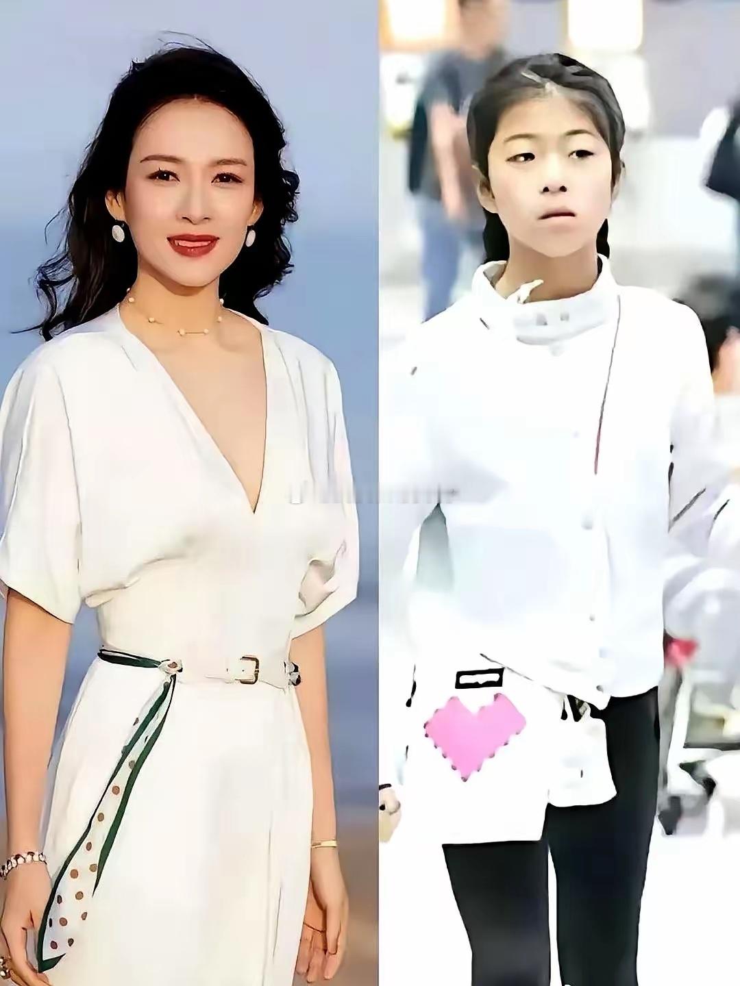 看到章子怡女儿近照曝光时，说实话，心里那种落差感挺真实的。这孩子五官长得太“实诚