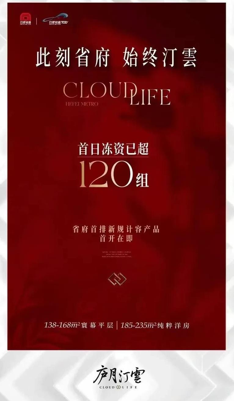 合肥买新房的是真多。滨湖省府这个盘首日冻资就超过120组。二手房一边卖一套比登
