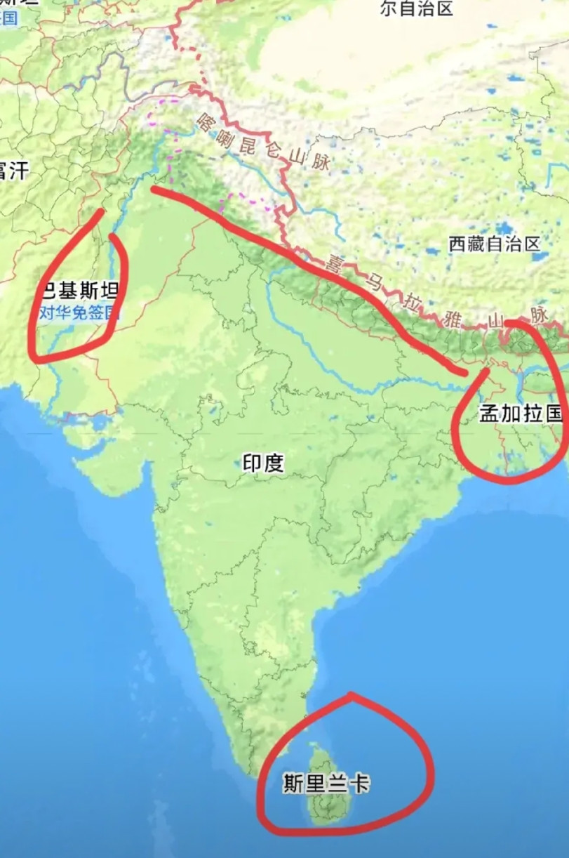 莫迪近日跳得很高，当其双脚落地时，突然发现，印度所有的出路全被某大国出手堵住了，