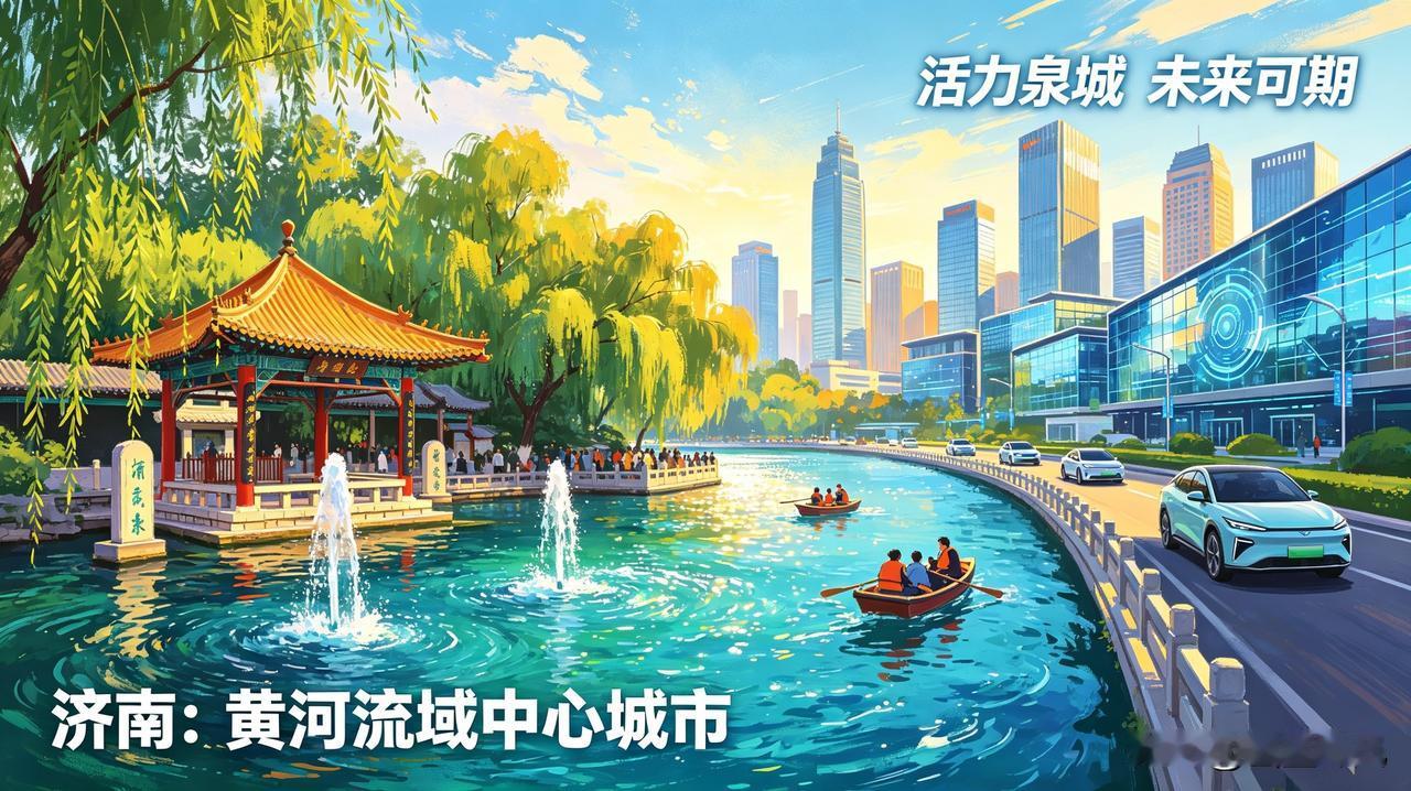 济南难入传统一线，但有实力冲击新一线。2025年济南GDP达1.42万亿，