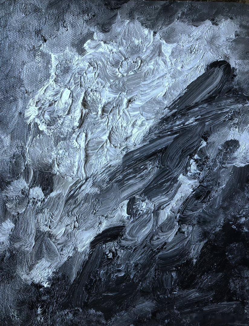 摄影人王鹭佳：2021油画作品。油画王鹭佳