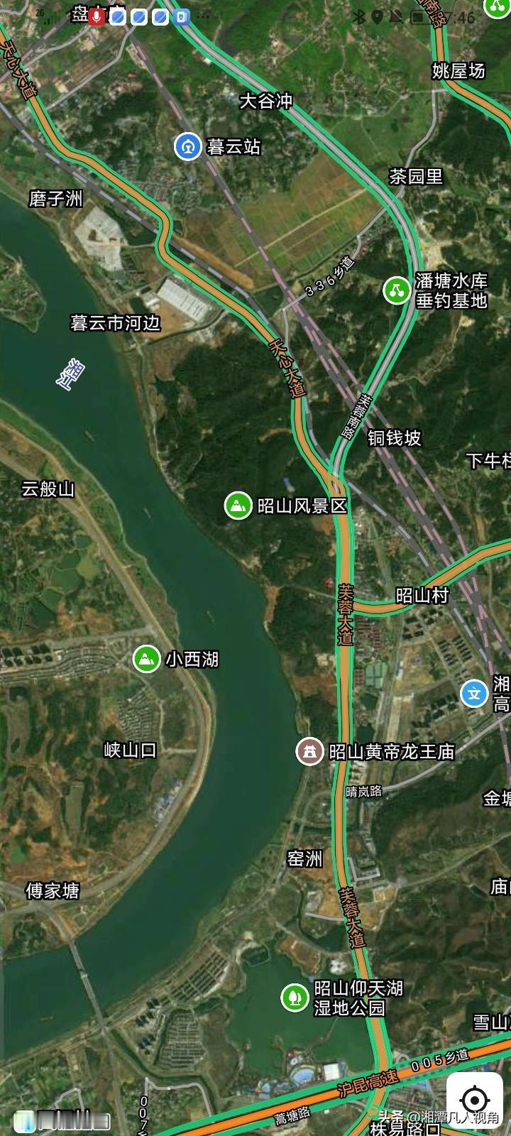 长沙湘江大道连接湘潭滨江路，长度只有两公里多，施工条件、技术难度都非常小。而湘潭