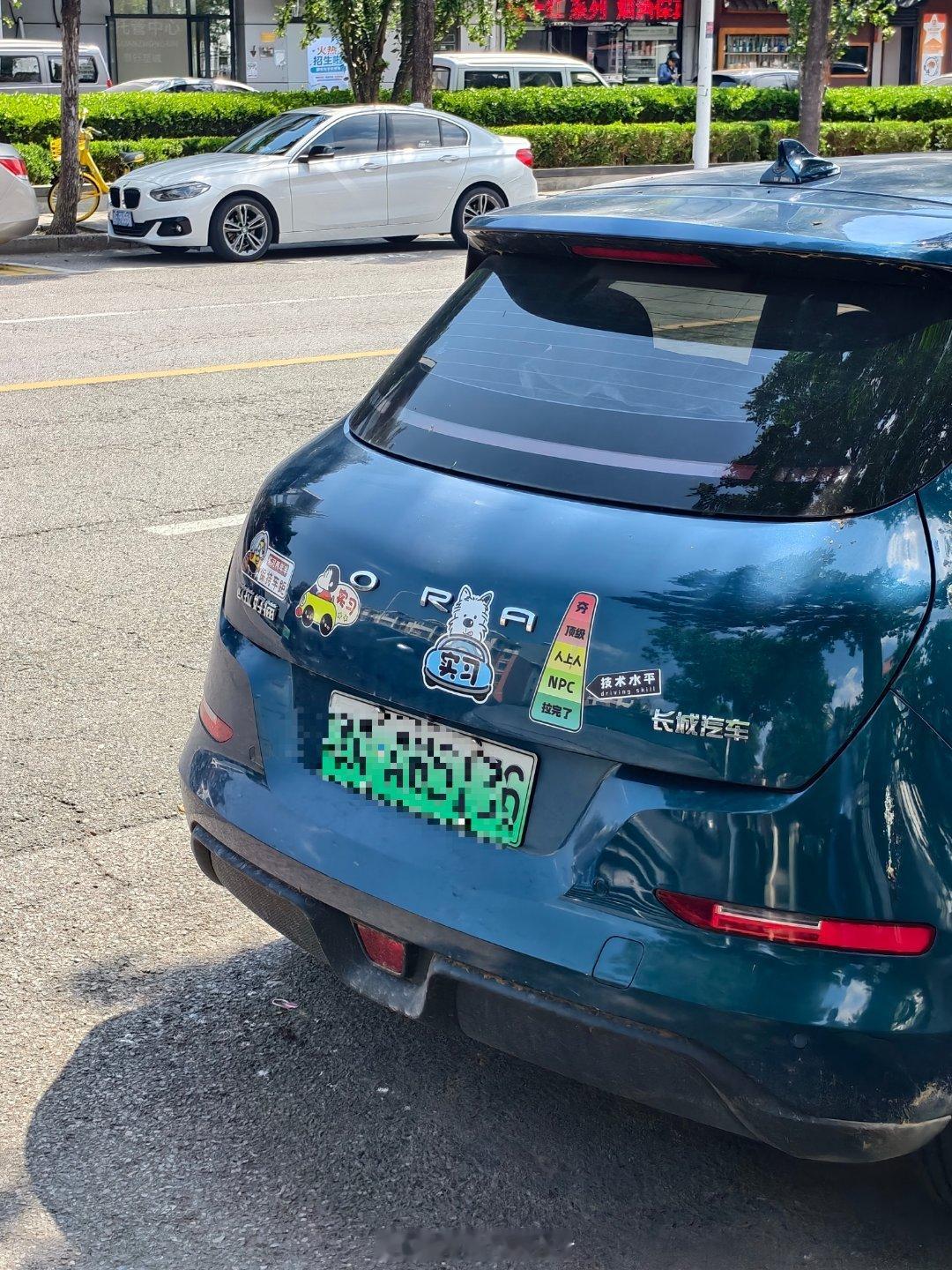 该说不说，这车主还挺谦虚，还给自己定位个NPC​​​