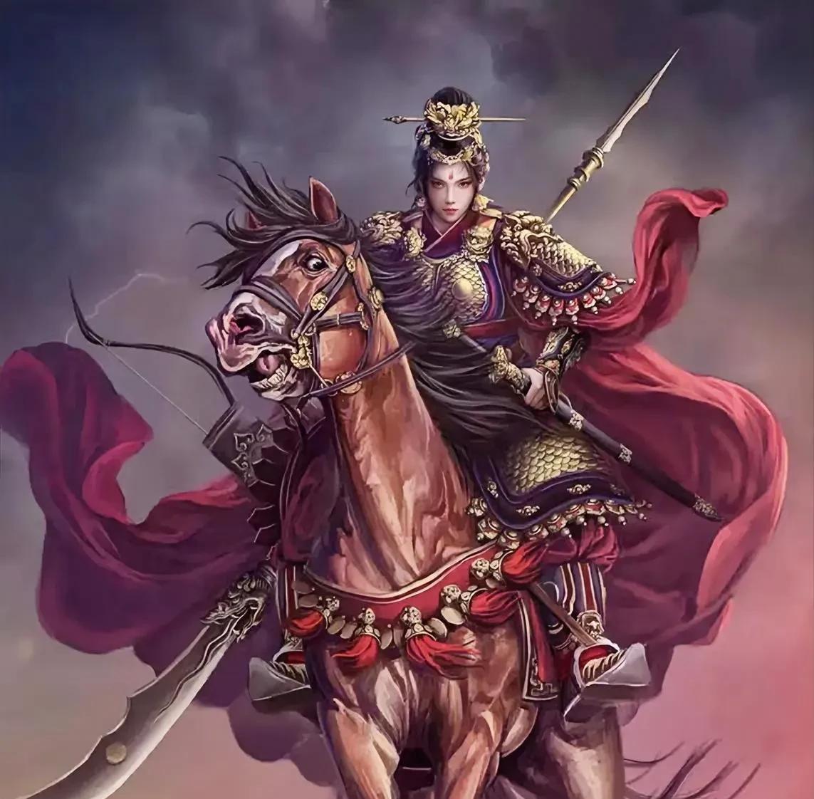 杨怀英飞抓打伤辽国神枪无敌将萧亚圣，正要取萧亚圣性命之时，忽然辽营中一员女将飞马