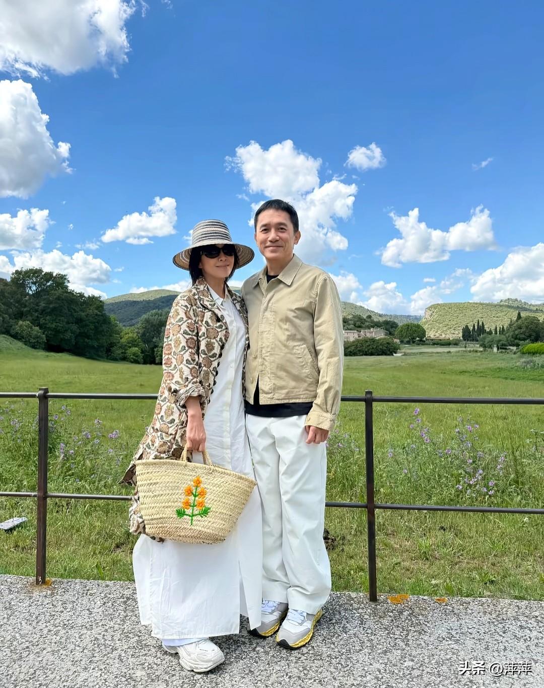 梁朝伟和爱妻刘嘉玲的度假时光