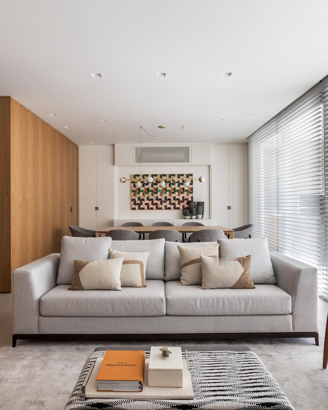 189㎡现代公寓，利落线条+温润质感，住得超惬意💯你喜欢什么风格装修装修