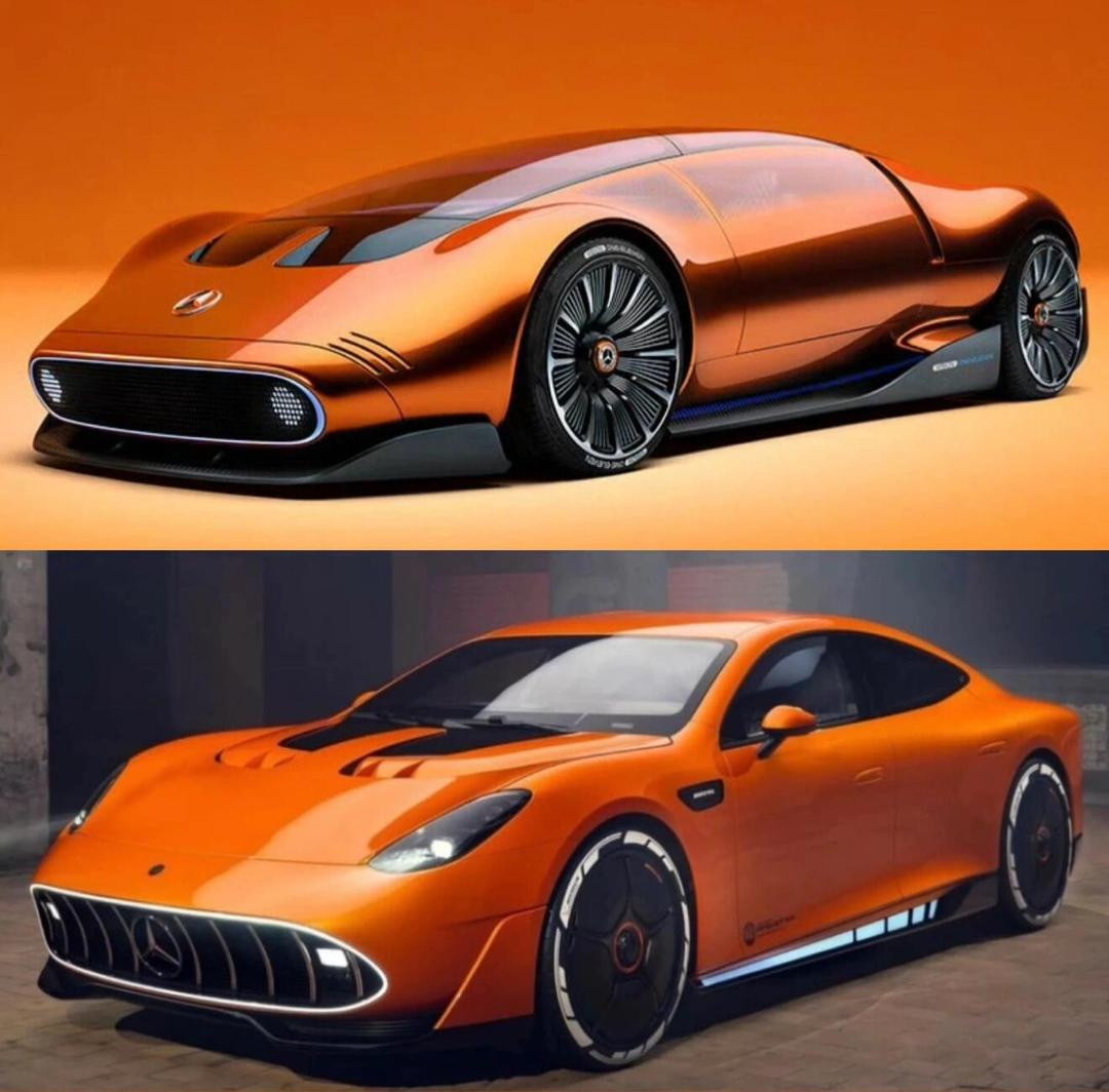 纯电猛兽+复古概念车太吸睛，“奔驰这波把豪华与科技焊死了”“就冲AMG的空气动力