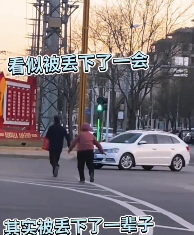 日子怎么可能和谁过都一样！22日西藏女生晒出两对老年夫妻过马路视频，一个是只顾自