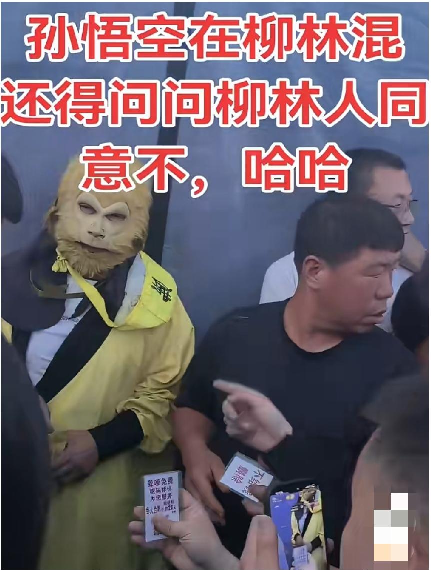 近日，山西吕梁柳林会场，“孙悟空”主动拉小孩互动合影，事前半句不提收费，完事后强