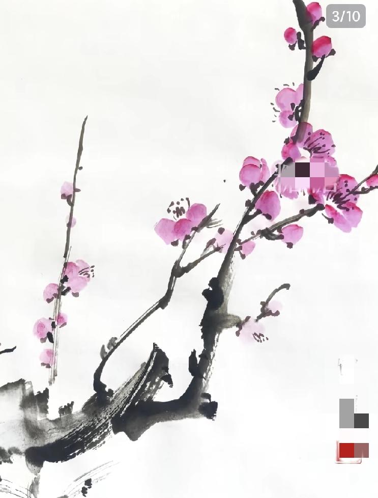 看看曹雪芹是怎么描写一支梅花的《红楼梦》第五十回中，宝玉作诗倒数第一，于是被罚