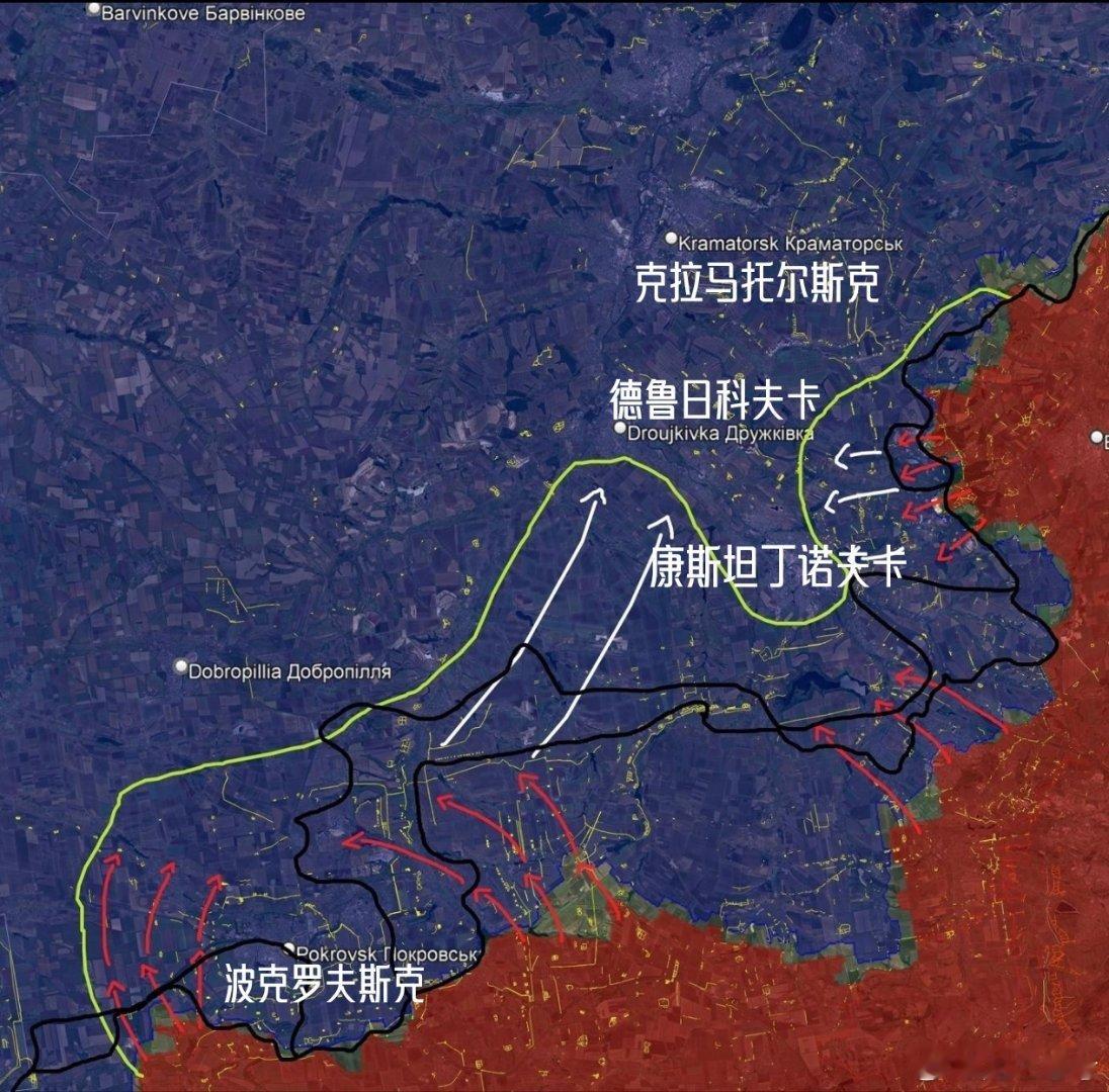 俄乌风云录，波克罗夫斯克战役之后。俄军的攻势预计将在康斯坦丁诺夫卡展开，在此之后