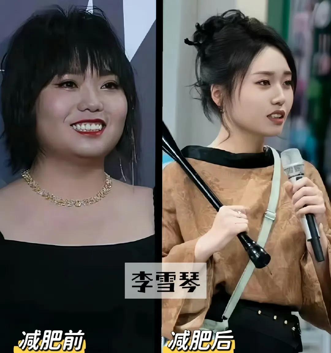 李雪琴自曝“一餐式”瘦身法却不推荐效仿，强调戒加工食品。每个瘦下来的都是潜力股