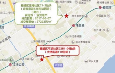 8亿元价格拿下杨浦区定海社区c1-2地块(定海街道138街坊西块),规划