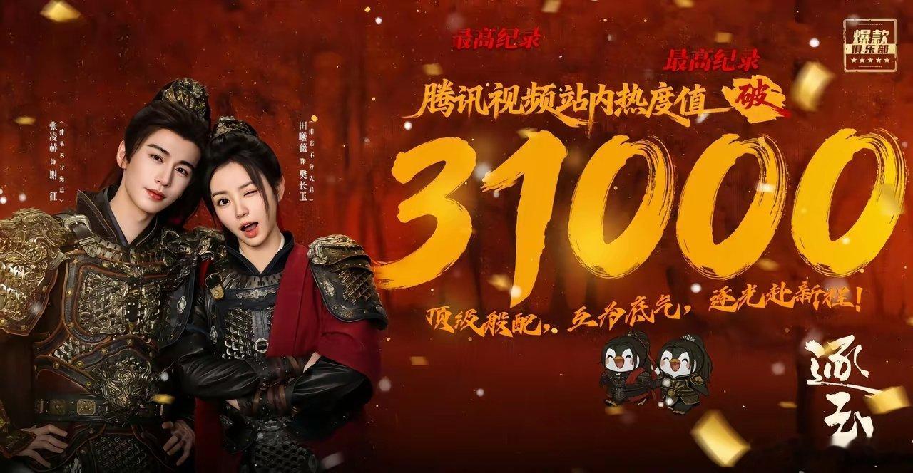 鹅刹不住车了吗？《兰香如故》热度破31000了，《逐玉》瑟瑟发抖，再这么下去今年
