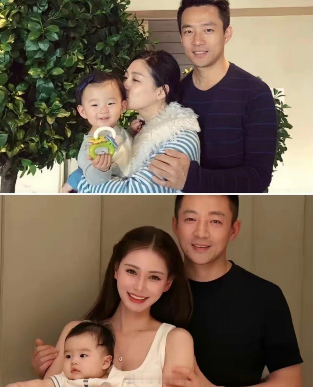 同样一个男人，两段婚姻，照片往那儿一摆，差别大到让人愣住。跟大S在一起的时候，他