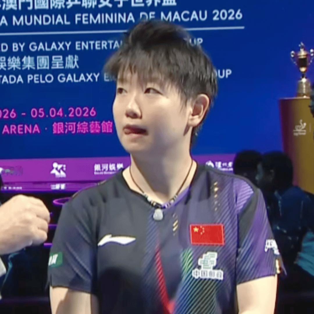 孙颖莎的漂亮，是越品越有味道的那种✨第一眼是清爽少年感，再看是软乎乎的可爱，