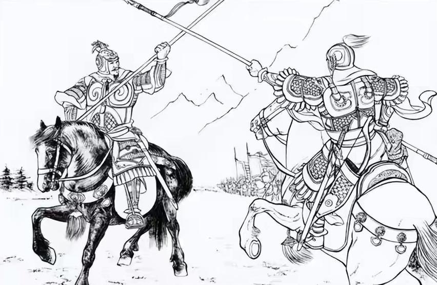 小将军十八岁挂帅，意气风发，第二天亮队，要活捉王彦章。小将军与王