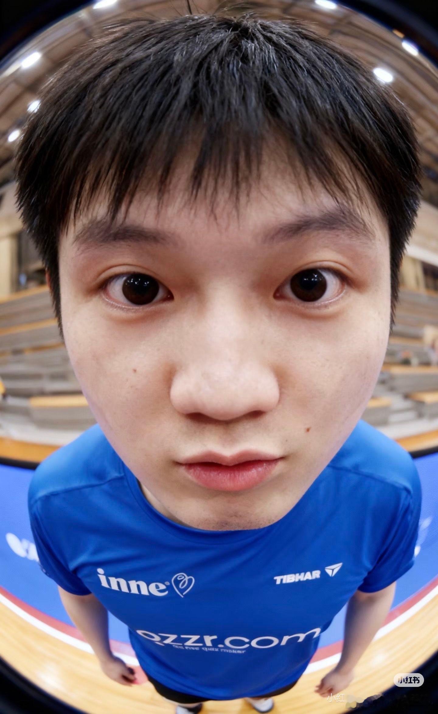 这个特效与樊振东太适配了，把可爱形态直接扩大了100%