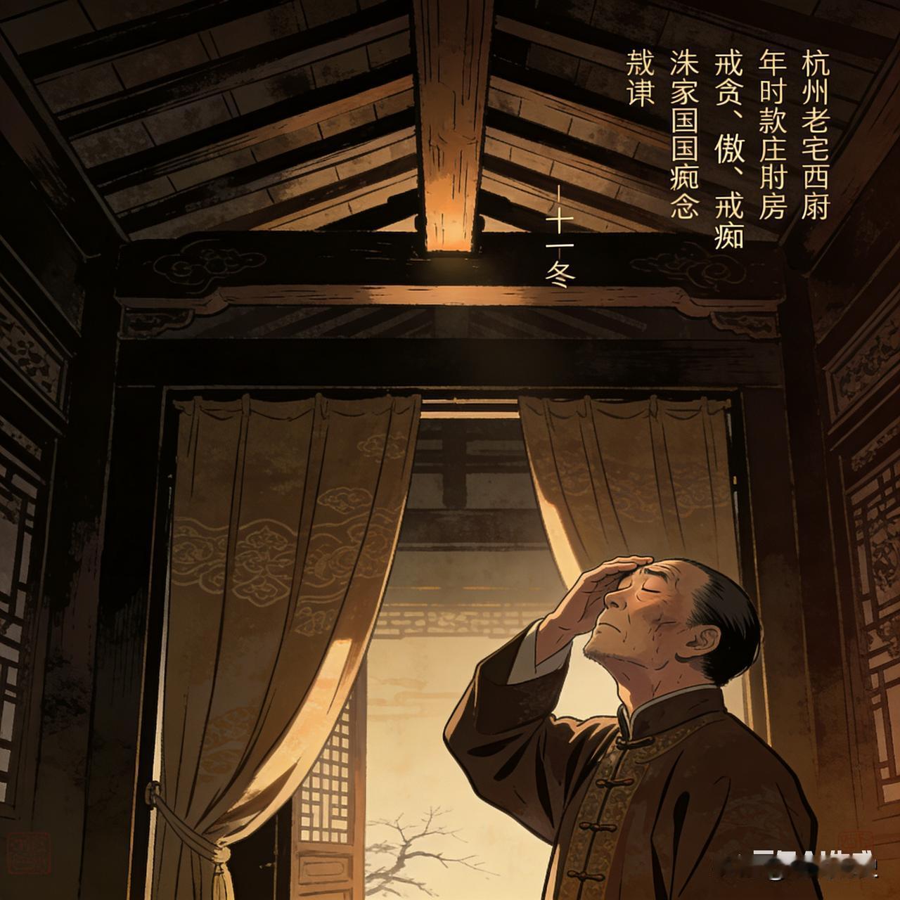 李鸿章去看已经破产的胡雪岩，态度带着点胜利者的审视，开口问：“你落到这步田地，心