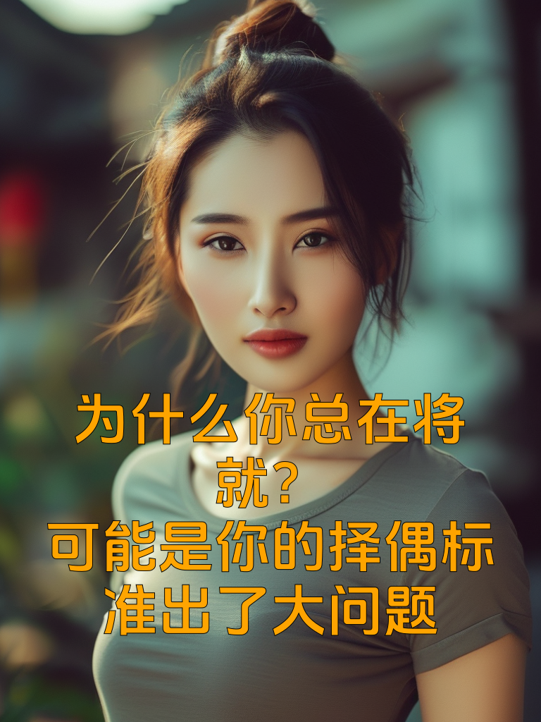 为什么你总在‘将就’？可能是你的‘择偶标准’出了大问题