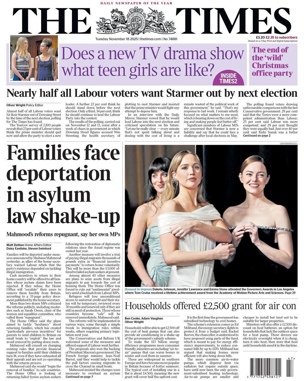 根据《泰晤士报》报道，英国内政大臣宣称那些被英国政府拒绝庇护申请并拒绝离开英国的