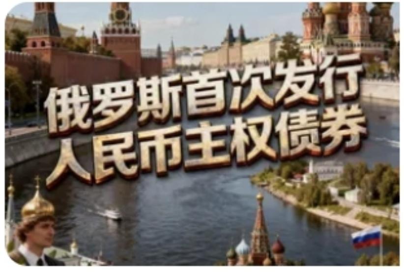 俄罗斯的人民币主权债券还是来了！据俄罗斯财政部消息，俄罗斯发行了200亿人民币