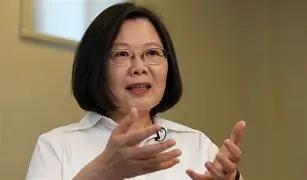 台湾地区“前领导人”蔡英文发表声明，7月31日，蔡英文接受《亚洲杂志》独家专访，