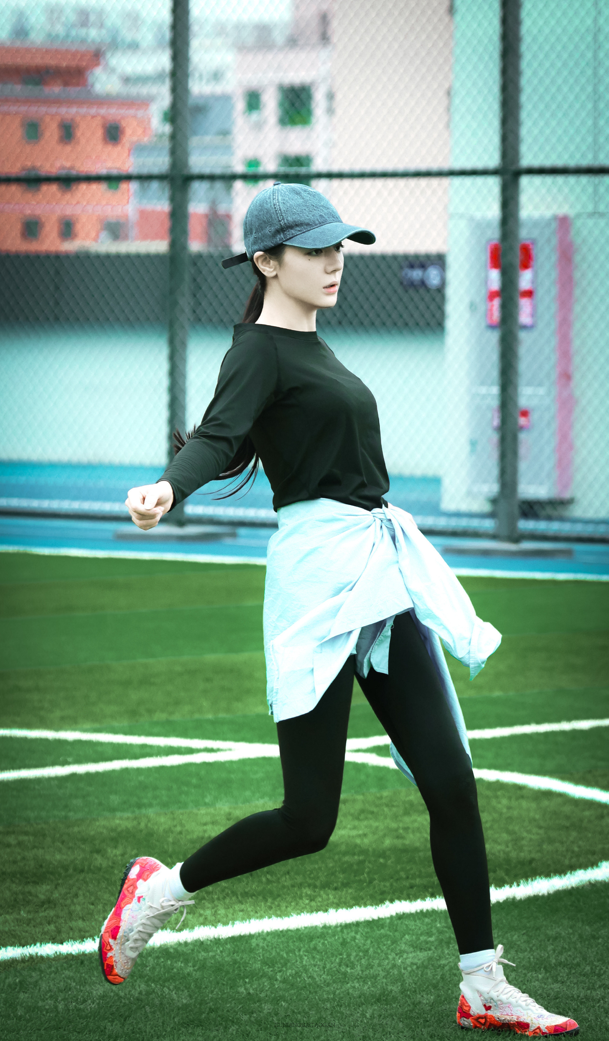 沉淀⚽️⛳️🏟️迪丽热巴功夫女足|张小斐迪丽热巴看到红牌的反应dlrb周星驰